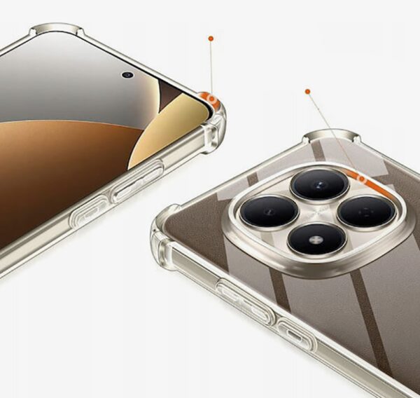 Techsuit Xiaomi Redmi Note 15 Pro Plus 5G / Poco M8 Pro 5G Shockproof Clear Θήκη Σιλικόνης - Διάφανη