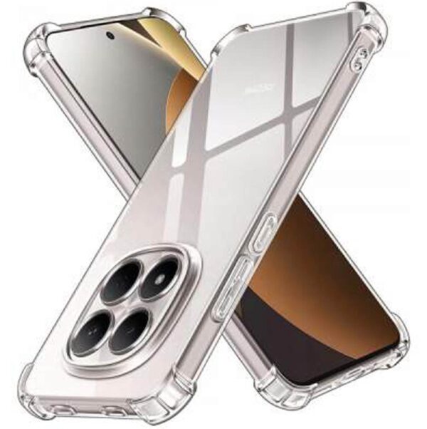 Techsuit Xiaomi Redmi Note 15 Pro 5G Shockproof Θήκη Σιλικόνης TPU - Διάφανη