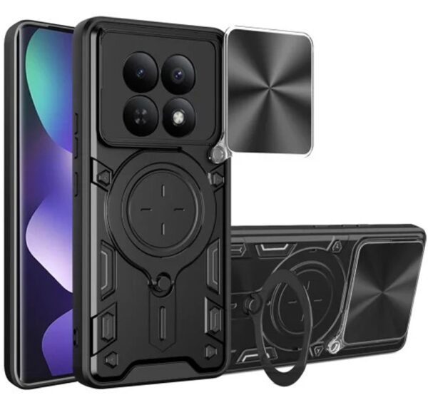 Techsuit Xiaomi Redmi Note 15 4G / 5G CamGuard Pro Θήκη Σκληρή - Black