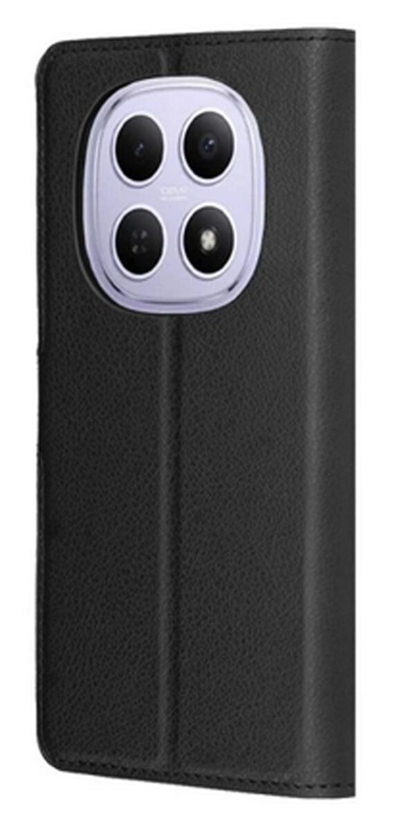 Techsuit Xiaomi Redmi Note 15 4G / 5G / Poco M8 Leather Folio Θήκη Βιβλίo - Black