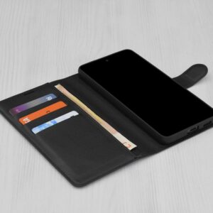 Techsuit Xiaomi Redmi Note 15 4G / 5G / Poco M8 Leather Folio Θήκη Βιβλίo - Black