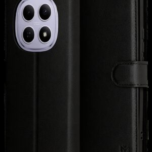 Techsuit Xiaomi Redmi Note 15 4G / 5G / Poco M8 Leather Folio Θήκη Βιβλίo - Black