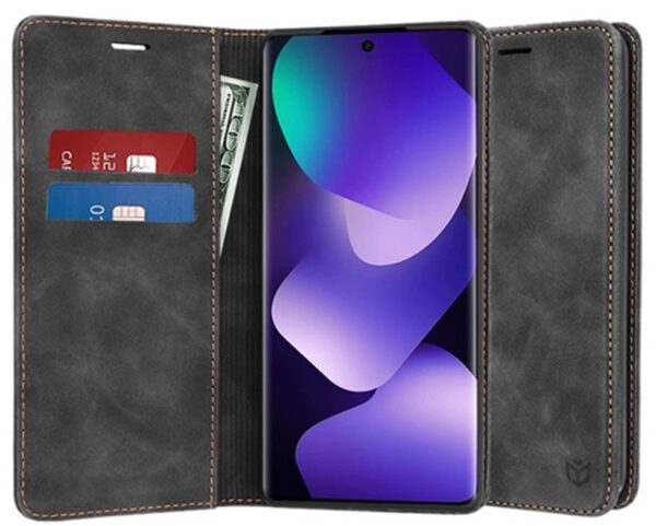 Techsuit Xiaomi Redmi Note 15 4G / 5G / Poco M8 Confy Cover Θήκη Βιβλίο - Black Techsuit Xiaomi Redmi Note 15 4G / 5G / Poco M8 Confy Cover Θήκη Βιβλίο - Black