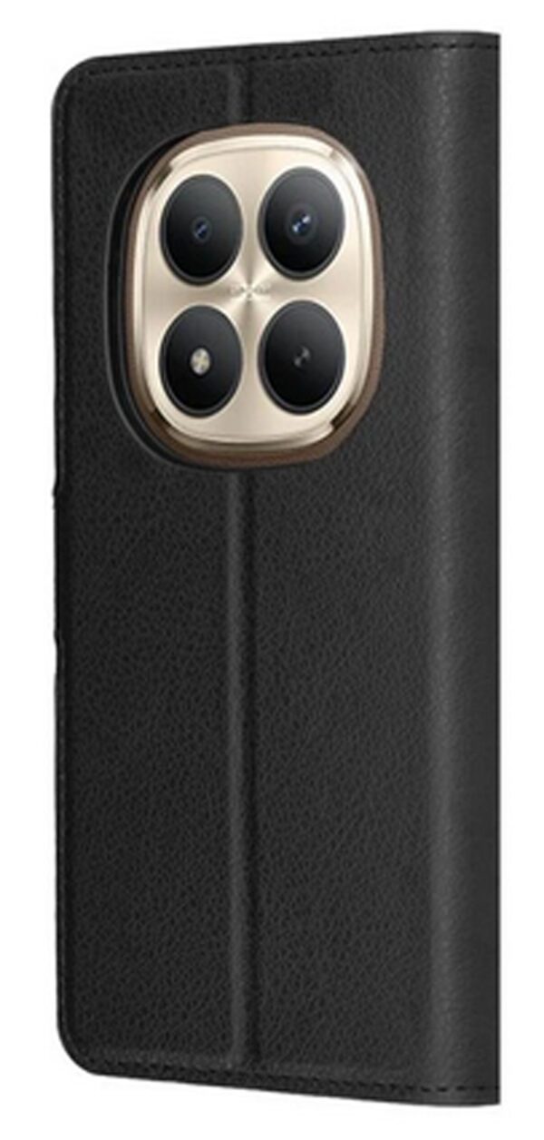 Techsuit Xiaomi Redmi Note 15 Pro Plus 5G / Poco M8 Pro Leather Folio Θήκη Βιβλίo - Black