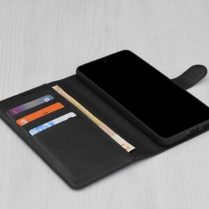 Techsuit Xiaomi Redmi Note 15 Pro Plus 5G / Poco M8 Pro Leather Folio Θήκη Βιβλίo - Black