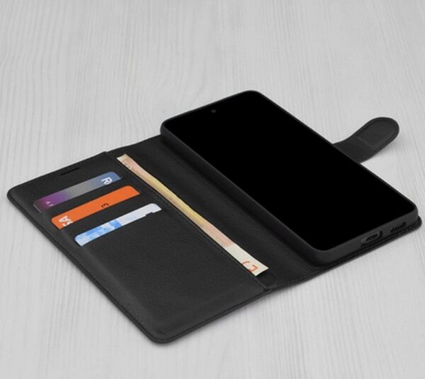 Techsuit Xiaomi Redmi Note 15 Pro Plus 5G / Poco M8 Pro Leather Folio Θήκη Βιβλίo - Black