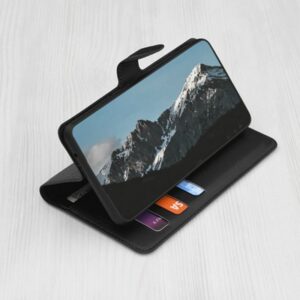 Techsuit Xiaomi Redmi Note 15 Pro Plus 5G / Poco M8 Pro Leather Folio Θήκη Βιβλίo - Black