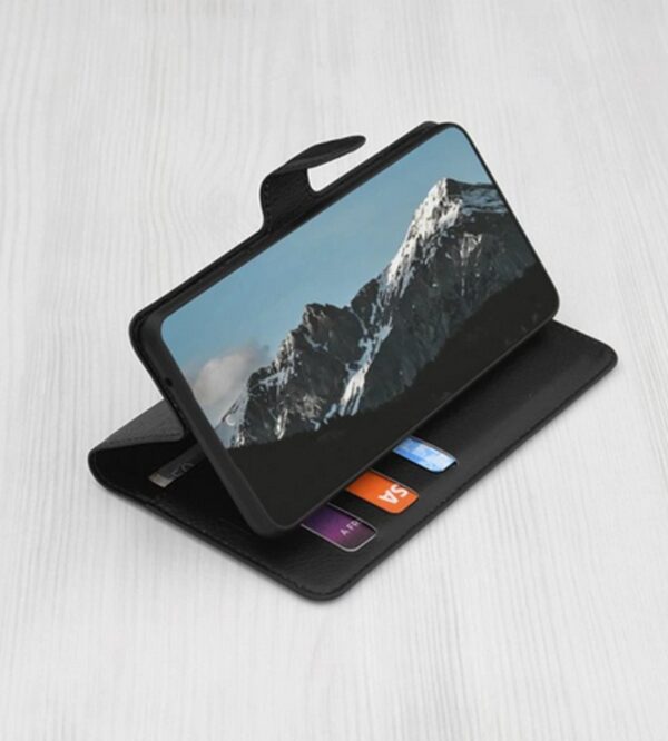 Techsuit Xiaomi Redmi Note 15 Pro Plus 5G / Poco M8 Pro Leather Folio Θήκη Βιβλίo - Black