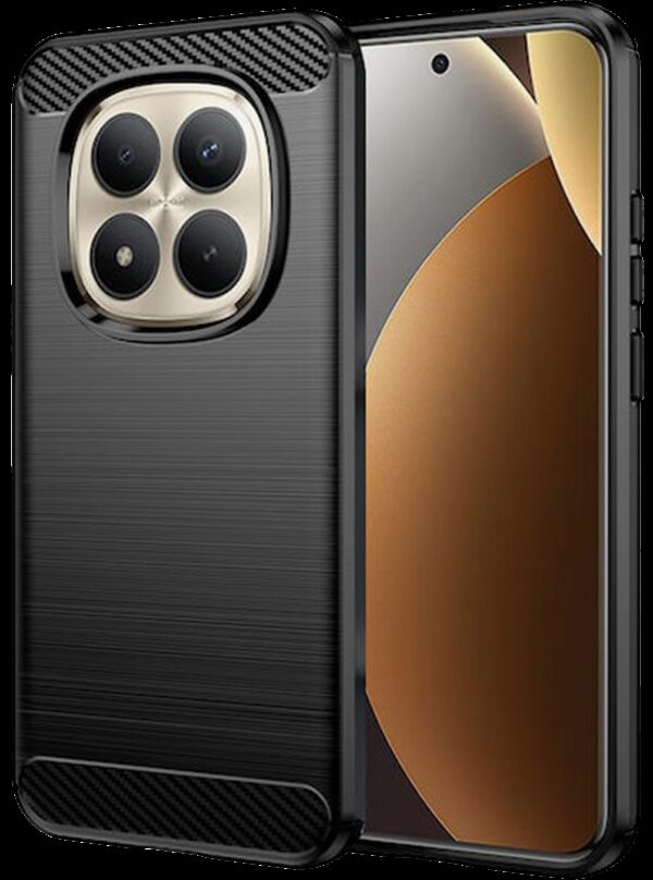 Techsuit Xiaomi Redmi Note 15 Pro Plus 5G / Poco M8 Pro Carbon Θήκη Σιλικόνης - Black