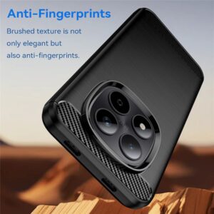 Techsuit Xiaomi Redmi Note 15 Pro Plus 5G / Poco M8 Pro Carbon Θήκη Σιλικόνης - Black