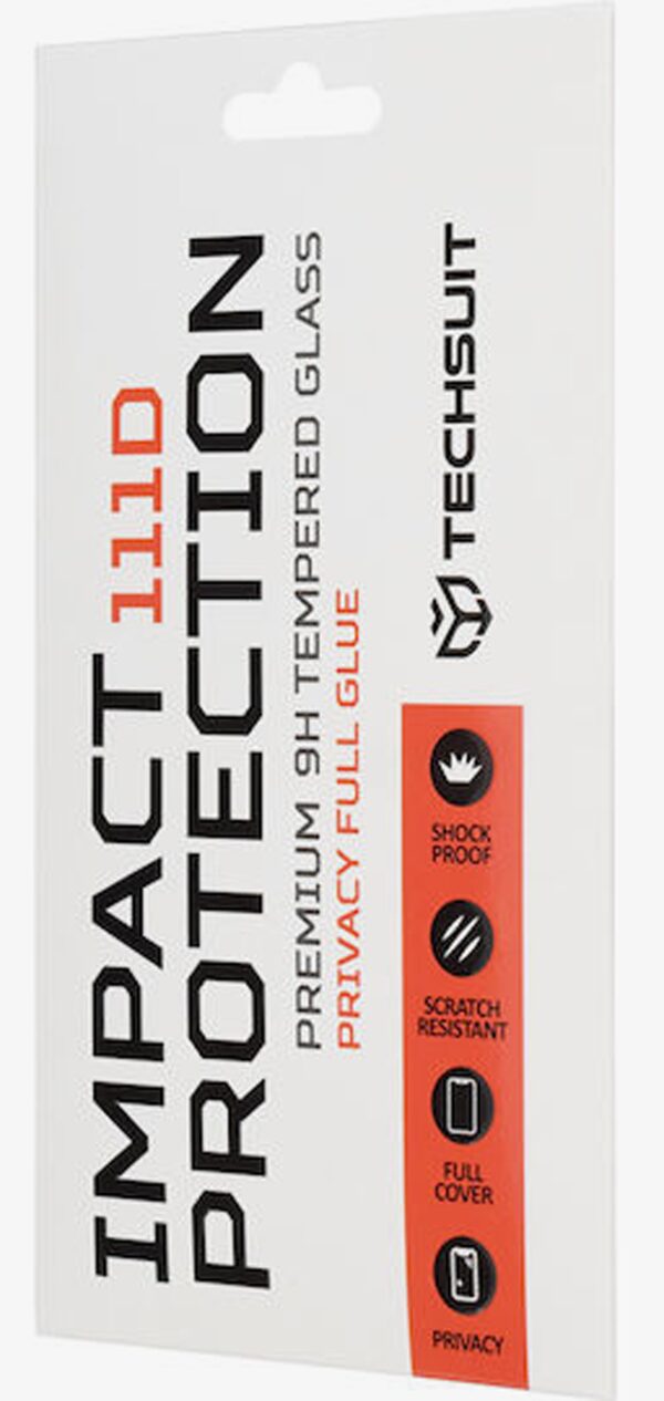 Xiaomi Redmi Note 15 Pro 5G Προστασία Οθόνης Φιμέ Techsuit 111D Privacy Full Face Tempered Glass