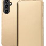 Tel1 Samsung Galaxy A55 5G Dual Pocket Θήκη Βιβλίο - Gold