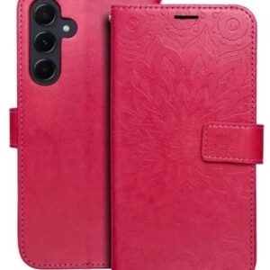 Tel1 Samsung Galaxy A55 5G Mezzo Mandala Θήκη Βιβλίο - Fuchsia
