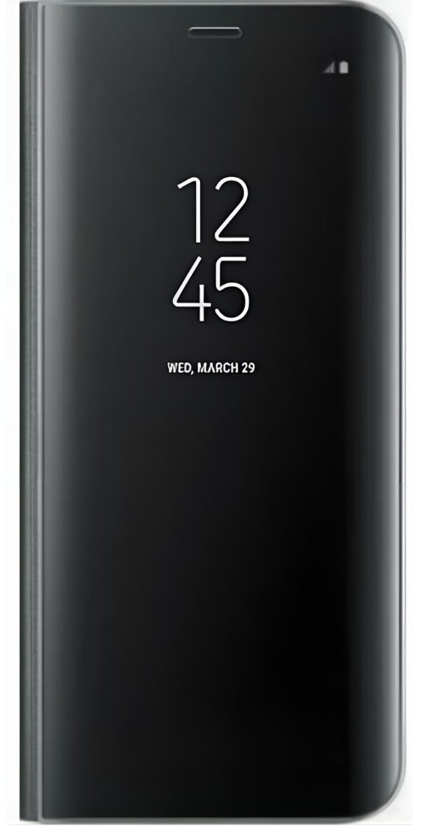 Tel1 Xiaomi Redmi Note 8T Clear View Θήκη Βιβλίο - Black