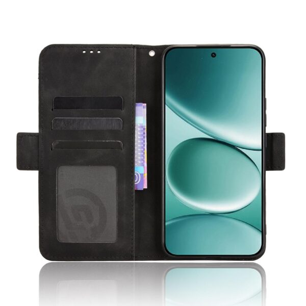 Xiaomi Redmi Note 15 Pro 4G Skin Feel Calf Leather Δερμάτινη Θήκη - Black