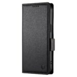 Xiaomi Redmi Note 15 Pro 4G Side Buckle Magnetic Frosted Leather Δερμάτινη Θήκη - Black