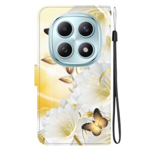 Xiaomi Redmi Note 15 4G / 5G/ Poco M8 5G Crystal Texture Colored Leather Butterfly Drawing-Θήκη Βιβλίο