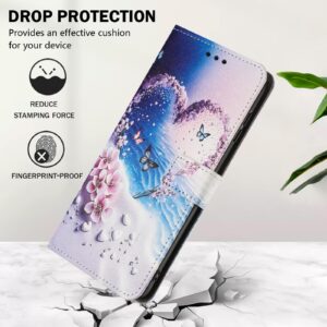Xiaomi Redmi Note 15 Pro 4G Color Pattern Leather Love Butterfly Drawing-Θήκη Βιβλίο