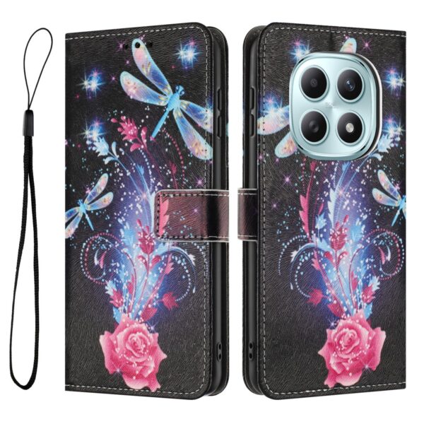 Xiaomi Redmi Note 15 5G / 4G Color Pattern Leather Dragonfly Drawing-Θήκη Βιβλίο Xiaomi Redmi Note 15 5G / 4G Color Pattern Leather Dragonfly Drawing-Θήκη Βιβλίο