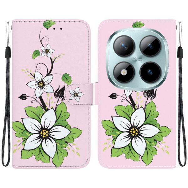 Xiaomi Redmi Note 15 Pro 5G Crystal Texture Colored Leather Drawing-Θήκη Βιβλίο