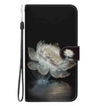 Xiaomi Redmi Note 15 4G / 5G/ Poco M8 5G Crystal Texture Colored Leather Crystal Peony Drawing-Θήκη Βιβλίο