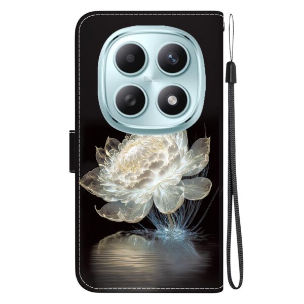 Xiaomi Redmi Note 15 4G / 5G/ Poco M8 5G Crystal Texture Colored Leather Crystal Peony Drawing-Θήκη Βιβλίο