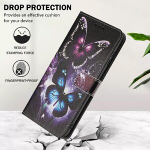 Xiaomi Redmi Note 15 Pro+ 5G Color Pattern Leather Two Butterflies Drawing-Θήκη Βιβλίο