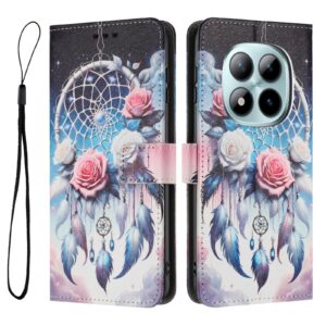 Xiaomi Redmi Note 15 Pro+ 5G Color Pattern Leather Flower Wind Chime Drawing-Θήκη Βιβλίο