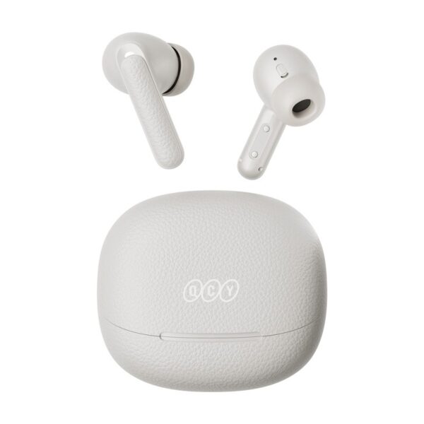 QCY HT15 Buds ANC Bluetooth Handsfree Ακουστικά με Αντοχή στον Ιδρώτα και Θήκη Φόρτισης