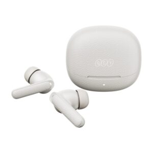QCY HT15 Buds ANC Bluetooth Handsfree Ακουστικά με Αντοχή στον Ιδρώτα και Θήκη Φόρτισης