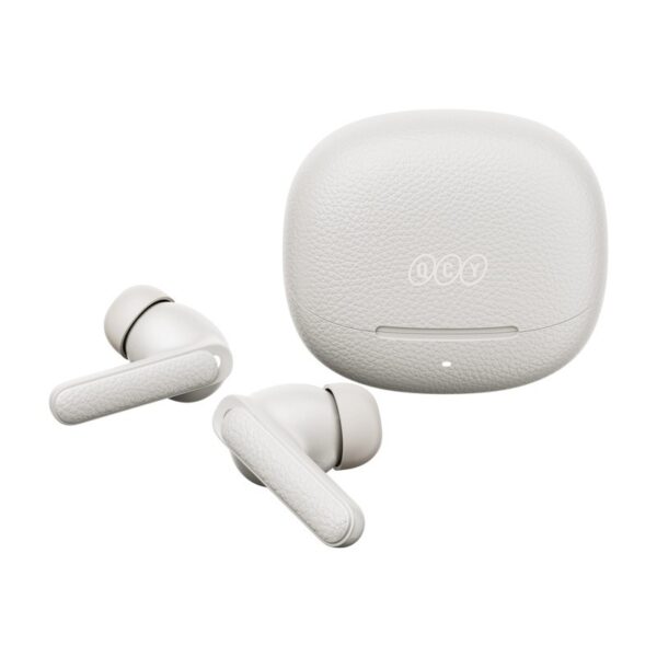 QCY HT15 Buds ANC Bluetooth Handsfree Ακουστικά με Αντοχή στον Ιδρώτα και Θήκη Φόρτισης