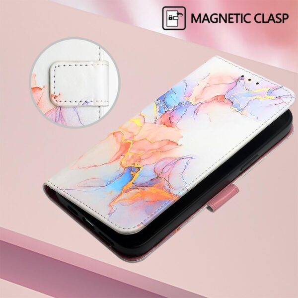 Xiaomi Redmi Note 15 4G / 5G PT003 Marble Pattern Flip Leather Galaxy Marble White -Θήκη Βιβλίο