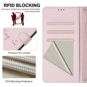 Xiaomi Redmi Note 15 Pro 5G Smile Embossing RFID Leather Pink-Θήκη Βιβλίο