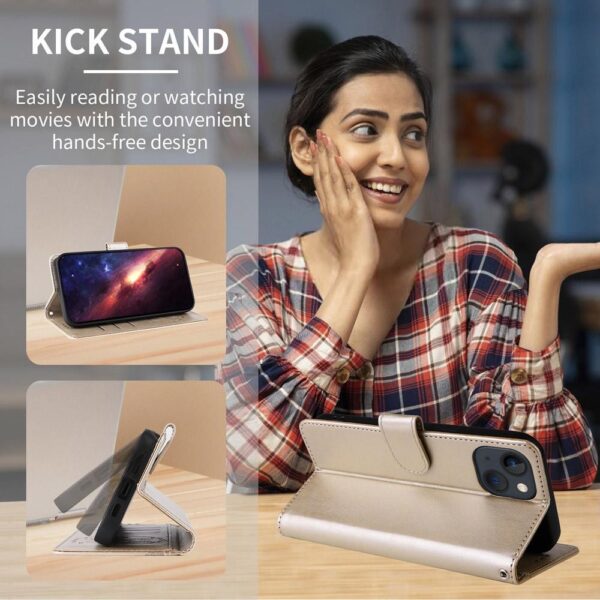 Xiaomi Redmi Note 15 Pro 4G Embossed Butterfly Flowers Leather Gold-Θήκη Βιβλίο