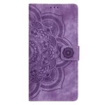Xiaomi Redmi Note 15 Pro+ 5G Mandala Embossed Retro Frosted Leather Purple-Θήκη Βιβλίο