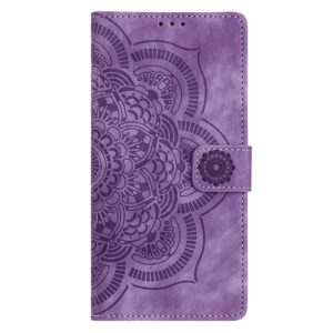 Xiaomi Redmi Note 15 Pro+ 5G Mandala Embossed Retro Frosted Leather Purple-Θήκη Βιβλίο