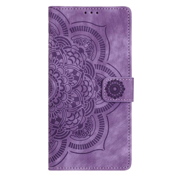 Xiaomi Redmi Note 15 Pro+ 5G Mandala Embossed Retro Frosted Leather Purple-Θήκη Βιβλίο