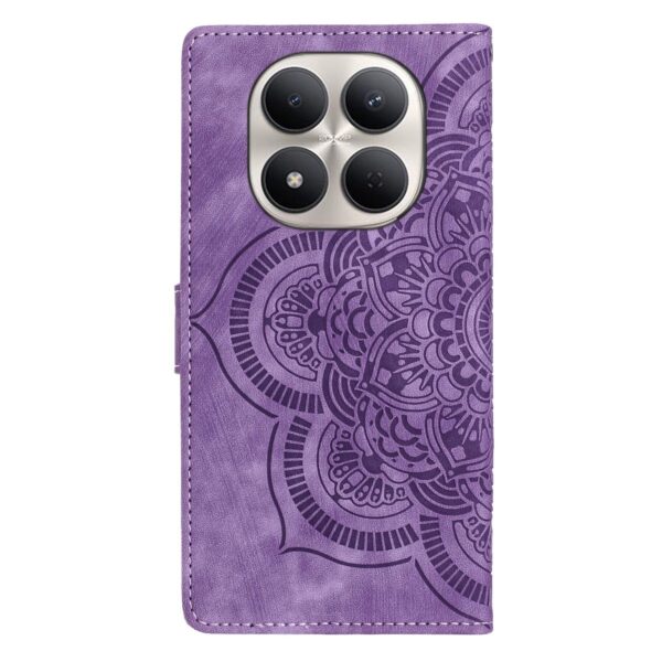 Xiaomi Redmi Note 15 Pro+ 5G Mandala Embossed Retro Frosted Leather Purple-Θήκη Βιβλίο