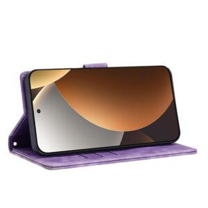 Xiaomi Redmi Note 15 Pro+ 5G Mandala Embossed Retro Frosted Leather Purple-Θήκη Βιβλίο