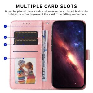 Xiaomi Redmi Note 15 Pro 4G Embossed Sunflower Leather Rose Gold-Θήκη Βιβλίο