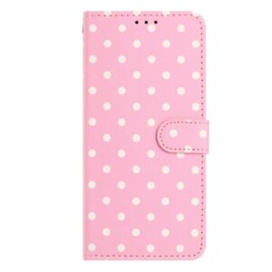Xiaomi Redmi Note 15 4G / 5G Small Dots Pattern Vegan Leather Pink-Θήκη Βιβλίο