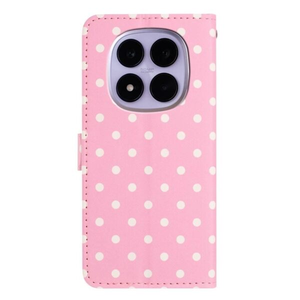 Xiaomi Redmi Note 15 4G / 5G Small Dots Pattern Vegan Leather Pink-Θήκη Βιβλίο