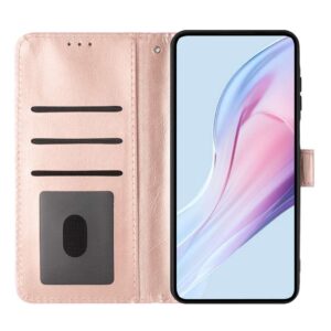Xiaomi Redmi Note 15 4G / 5G Small Dots Pattern Vegan Leather Pink-Θήκη Βιβλίο