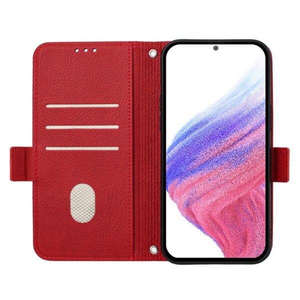 Xiaomi Redmi Note 15 4G / 5G Embossed Rose RFID Anti-theft Leather Red-Θήκη Βιβλίο