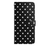 Xiaomi Redmi Note 15 4G / 5G Small Dots Pattern Vegan Black-Θήκη Βιβλίο