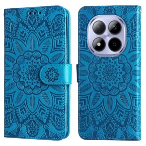 Xiaomi Redmi Note 15 Pro 4G Embossed Sunflower Leather Blue-Θήκη Βιβλίο