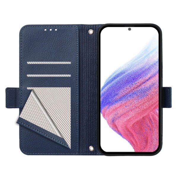 Xiaomi Redmi Note 15 Pro 5G Embossed Rose RFID Anti-theft Leather Dark Blue-Θήκη Βιβλίο