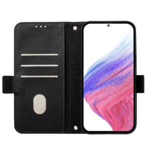 Xiaomi Redmi Note 15 4G / 5G Embossed Rose RFID Anti-theft Leather-Θήκη Βιβλίο(Black)