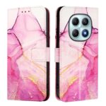 Xiaomi Redmi Note 15 4G / 5G PT003 Marble Pattern Flip Leather Pink Purple Gold-Θήκη Βιβλίο