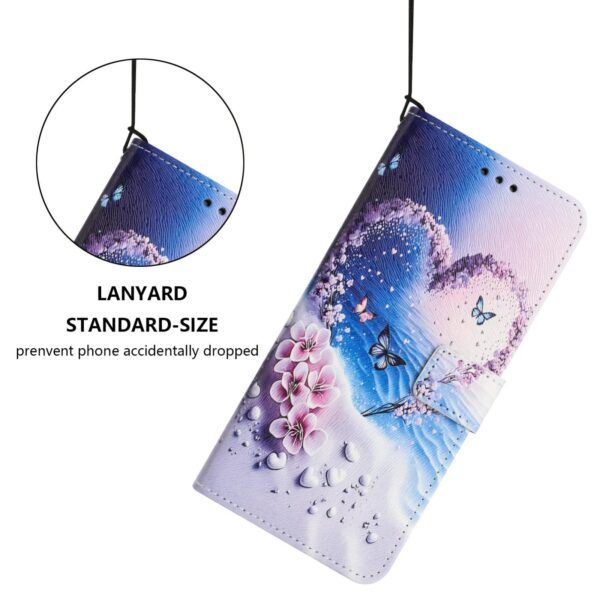 Xiaomi Redmi Note 15 Pro+ 5G Color Pattern Leather Love Butterfly Drawing-Θήκη Βιβλίο